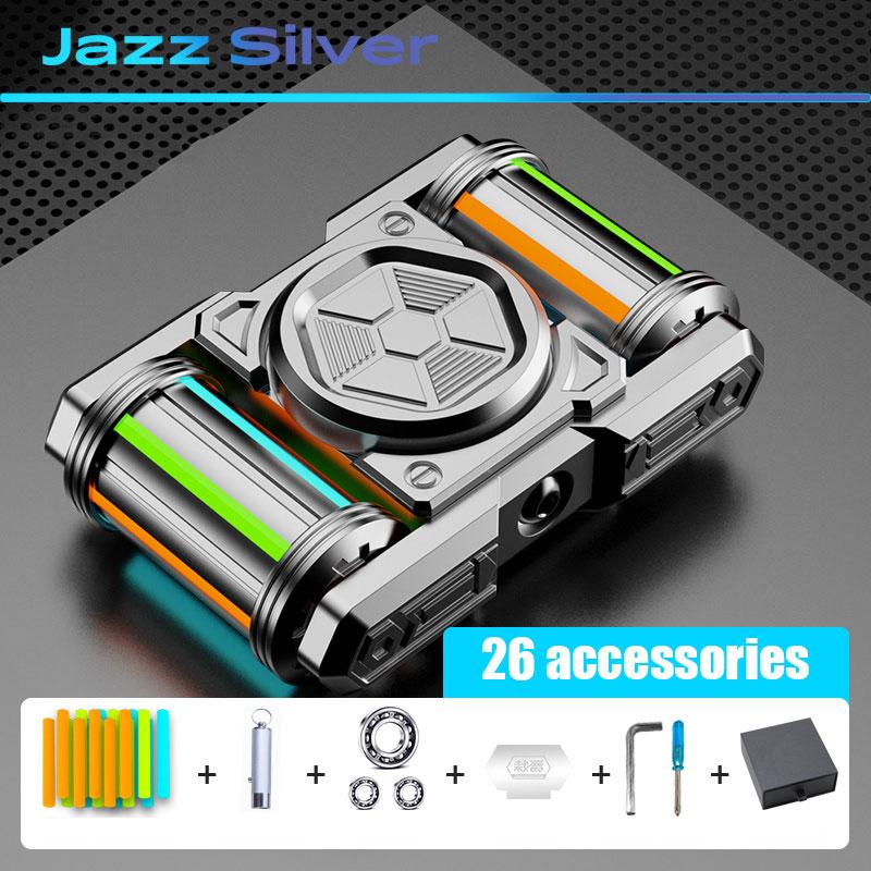 Luminous Tank Roller 101 Fidget Spinner EDC Metal Hand Spinner Adult Fidget Toys ADHD Tool Anxiety Stress Relief Toys Office Toy