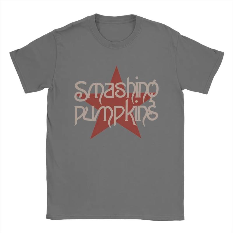 Smashing Pumpkins T Shirt Unisex Cotton Vintage TShirt Crew Neck Tee Shirt Short Sleeve Tops Gift Idea