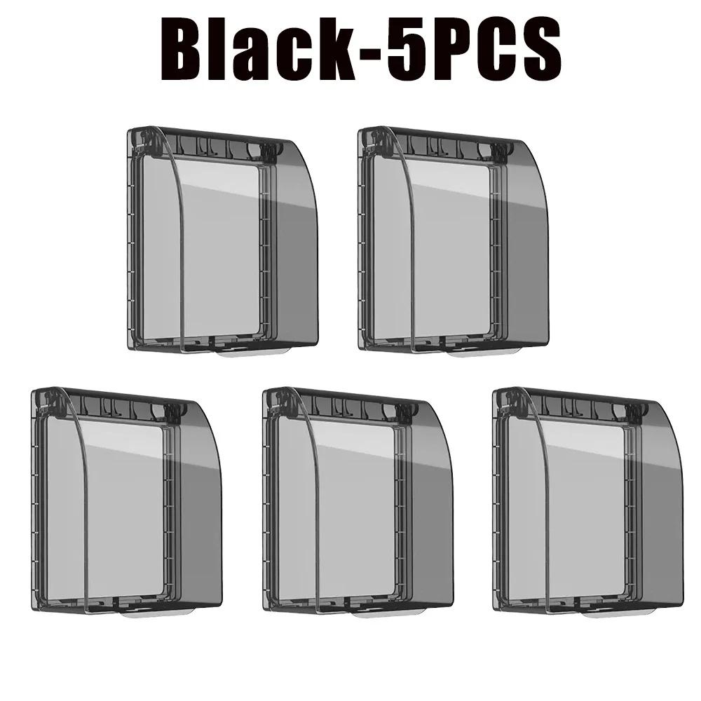 Waterproof Self-Adhesive 86 Type Socket Box Splash Proof Bathroom Plug Socket Enclosure Electronics & Instrument Protection