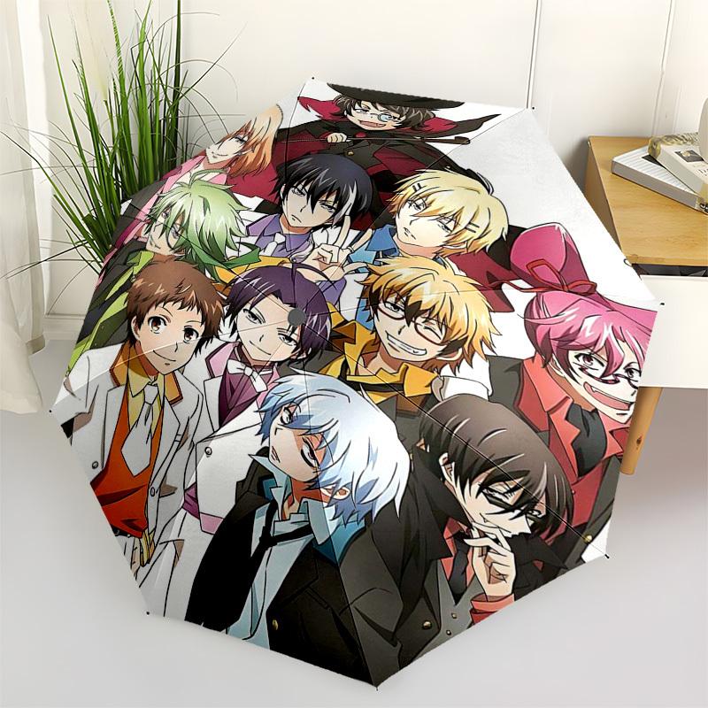 

1pc Anime Characters Outdoor Umbrella - Automatic Opening/Closing - Portable 3-Fold Design - 8-Rib Iron Frame - Perfect Gift for Fans, Travelers,