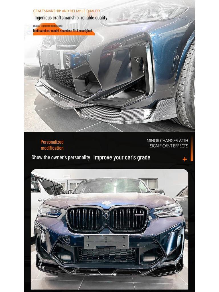 BMW X3M/X4M F97/F98 LCI (2022+) Front Lip Spoiler Body Kit