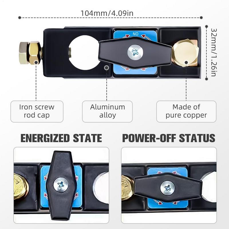 12/24V Battery Disconnect Switches Heavy Duty Battery Power Cut Off Isolator Switches Key Power Isolator For RV And Marine
