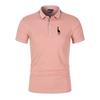 Printed 35% cotton men's casual Solid color slim fit Men's Polo shirt New summer fashion lapel Polo shirt for men