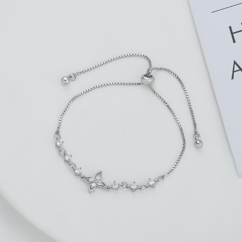 

Регулируемый выдвижной браслет корейская мода универсальный темперамент стильный женский браслет-цепочка идеальный подарок на 2024 год