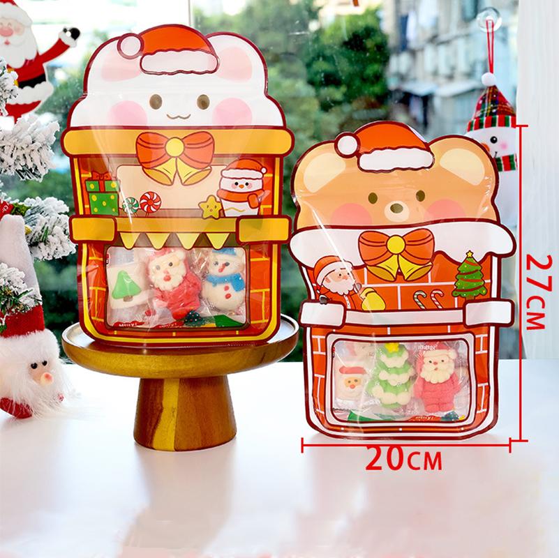 1Pcs Cute Special Shaped Christmas Gift Bags, Snack Bags For Birthdays, Parties And Candy/Biscuit/Chocolate Packaging