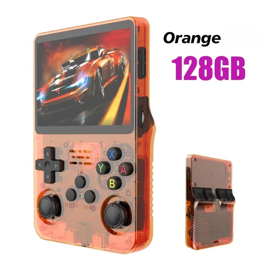 2026 R36S Retro Handheld Game Console 3.5-inch IPS Screen Large Storage: 64GB / 128GB Arkos System Supports Multiple Languages