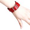 Punk Faux Leather Belt Choker Collar Necklace Women's Club Jewelry Birthday Gift