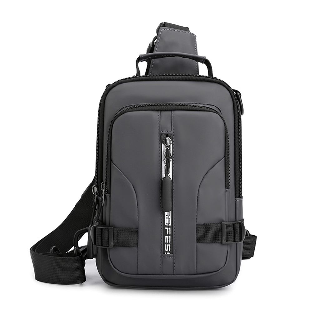 Side Rucksack Pack Nylon Crossbody Bag Messenger Chest Bag Men Small Backpack Travel Shoulder Bag