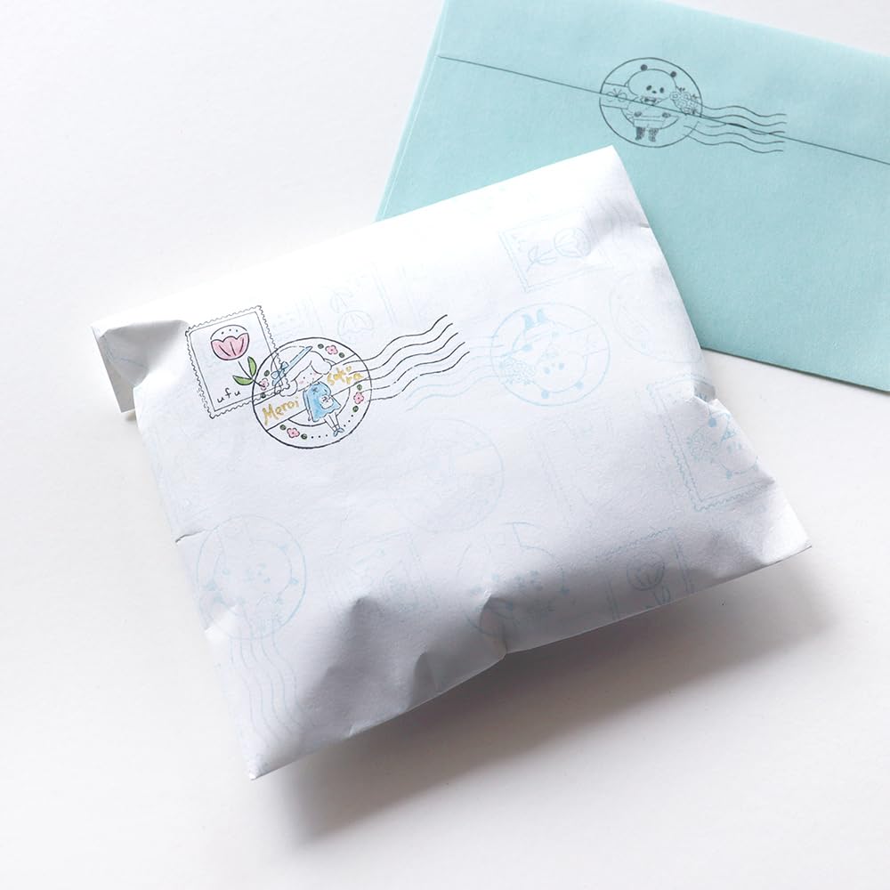 Plus Lab Mizutama Postmark Style 351661 Stamp, Stamp, Panda,
