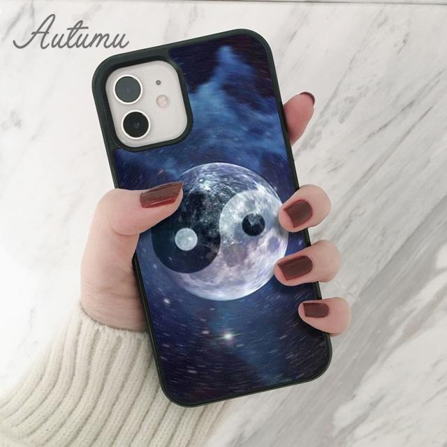 Taiji Yin Yang Handyhülle für iPhone 11 12 13 14 Pro Max mini X XR XS SE 2020 5 6S 7 8 Plus Samsung Galaxy S21 S22 Hülle