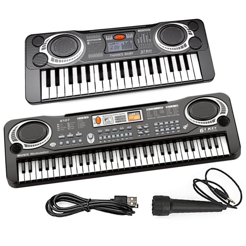 

ZZ1427-2 37 Keys Electronic Keyboard Electric Piano Children Musical Instrument Music Learning Toy Type A