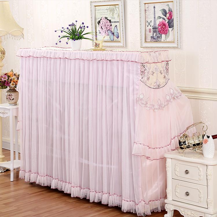 Beautiful and Dustproof Piano Cover for Household Use Small Fresh Lace Fabric Cover Playing The Piano At Home Without Taking It