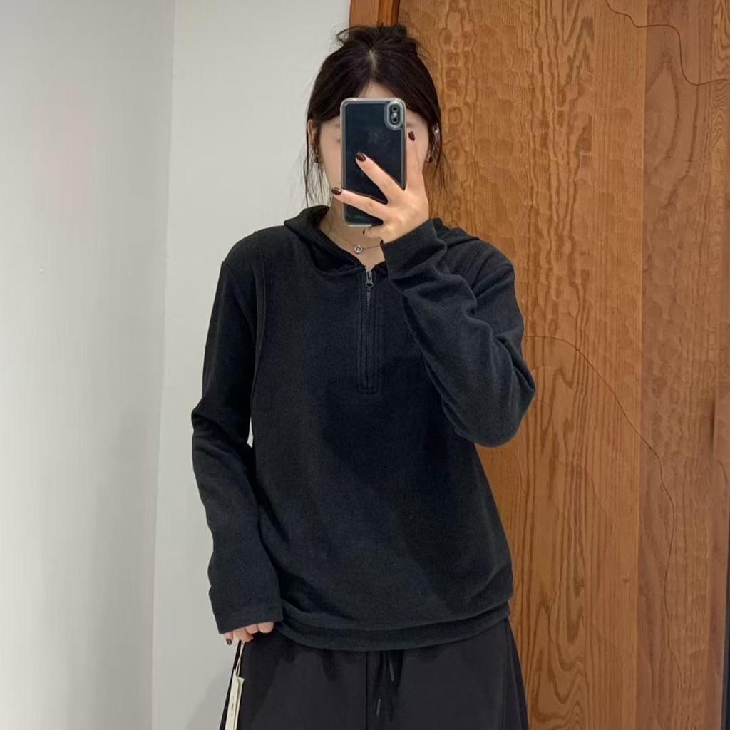 2025 Women's Double-Sided Australian Wool Thick Hoodie – Warm Winter Hooded Sweatshirt, Pullover Top