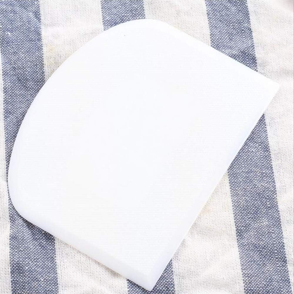 3 Pieces Dough Scraper Bowl Scraper Food-Safe Plastic Dough Cutter Flexible Plastic Scraper Bench Scraper Multipurpose Food Scrappers for Bread Dough