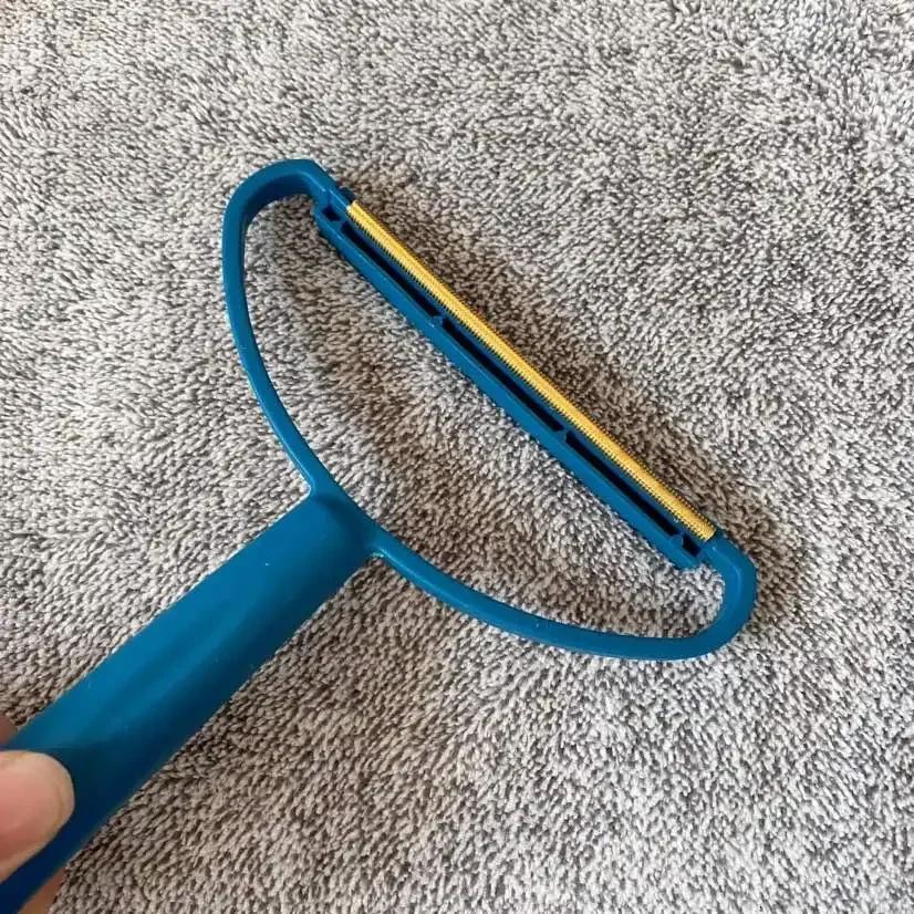 Agent d'épilation manuel Portable, manteau en laine pour tapis, vêtements, rasoir, brosse, outil, boule dépilatoire, tricot, peluche, rasoir Double face