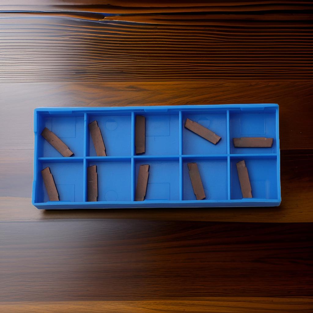 10pcs Carbide Inserts MGMN200-G For MGEHR/MGIVR Grooving Tool Gold Cut-Off