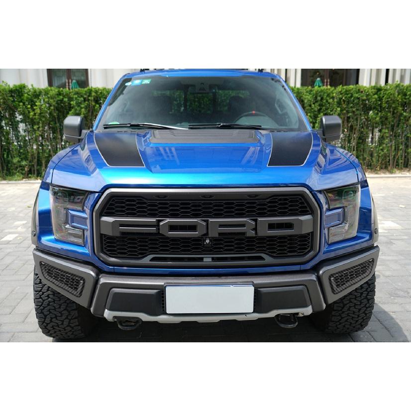 Car Honeycomb Front Bumper Fog Lamp Lower Grille Decoration for Ford F150 2015 2016 2017 2018   Exterior