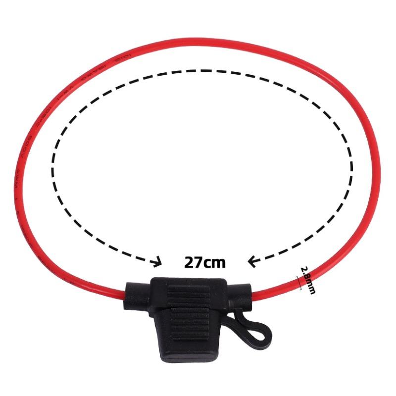 Car Mini Blade Fuse Holder Splash-proof Box 12V 30A Wire Cutoff Switch Socket Automotive Fuse Socket Auto Accessories 10/5pcs