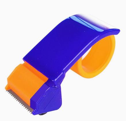 Manual Packing Tape Dispenser Cutter for 5cm Wide Tape Box Sealing Tool Heavy Duty Plastic Tape Cutter with Serrated Edge for Shipping and Packaging One Size