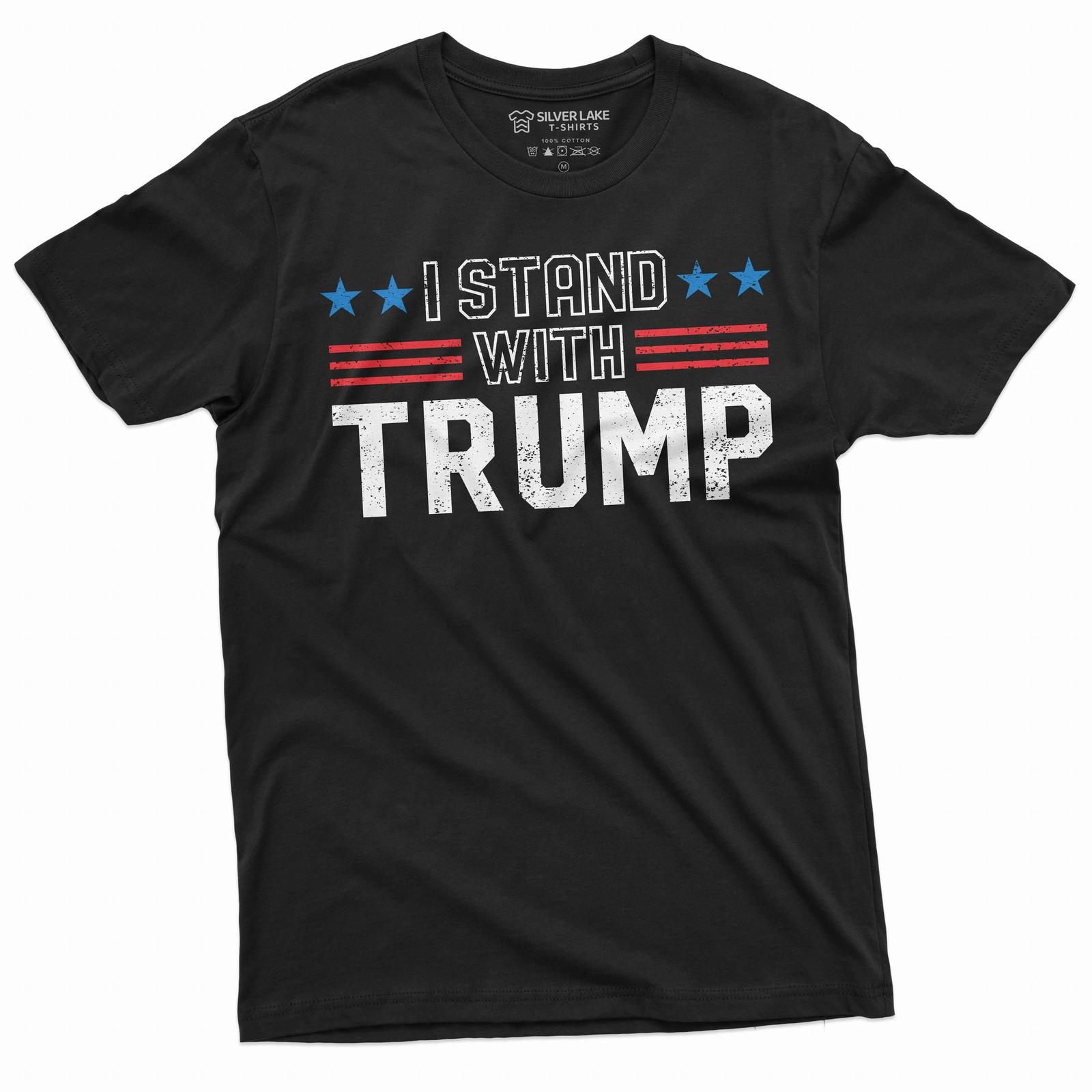 I Stand With Trump T-Shirt Mens Womens Tees Top DJT arrest inditement Tee Donald Trump arresT Shirt Mens Womens Tees Top XL