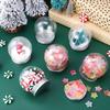 Schneekugel DIY Set 15 Stück 150ml Ersatzteile für Wasserkugel Basteln Süßigkeitenflasche Weihnachtsgeschenke