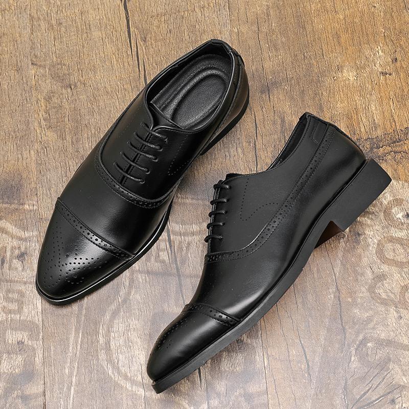 

Ретро британский стиль, мужские остроносые деловые кожаные туфли, новые мужские туфли Брок с цветочным узором, модные мужские 48