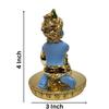 Makhan Krishna Idol for Home Decor, Office Desk | Laddu Gopal Murti for Gifting | Small Statue | Makhan Chor | Bala Krishna for Puja (4 X 3)