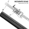 multifunction Aluminum Safe Ruler Aluminum Ruler with Angles Measurement Upgrades for Architects Engineers & Woodworking