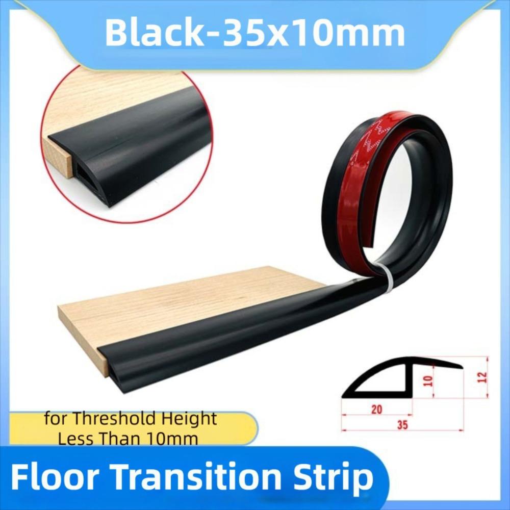 Carpet to Tile Floor Transition Strip Wear-resistant Self Adhesive Edging Trim Strip Household Cuttable Divider Strip Doorway