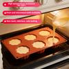 6 Cavity Mousse Cake Mold Silicone Baking Mold New Pudding Mould  for Donuts Jello