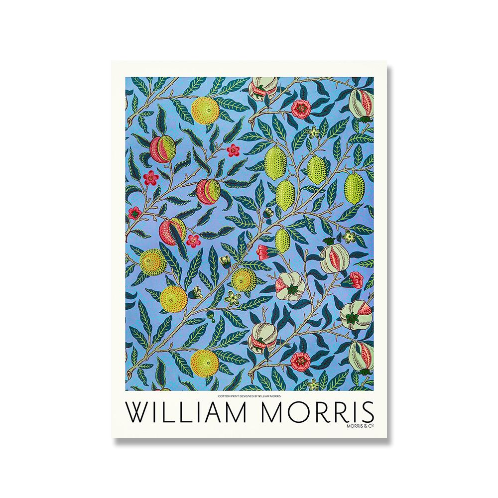 Malarstwo Art Nouveau w londyńskim metrze De William Morris Canvas Print Plakat wystawy Victoria and Albert Museum