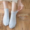 Women's Breathable Cotton Low-Cut Invisible Socks - Spring/Summer Candy Colors