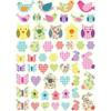 MégaCréa DIY - Nature Stickers from 1.5 To 3 Cm 152 Pieces