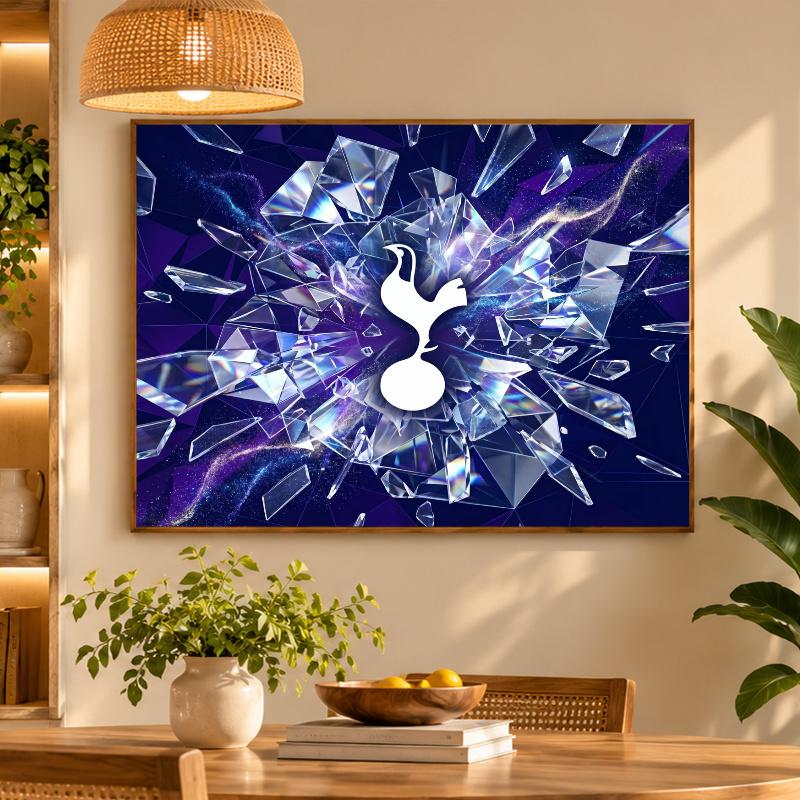 5D Diamond Painting Tottenham Hotspur DIY Full Drill Diamond Art Kit Home Decoration