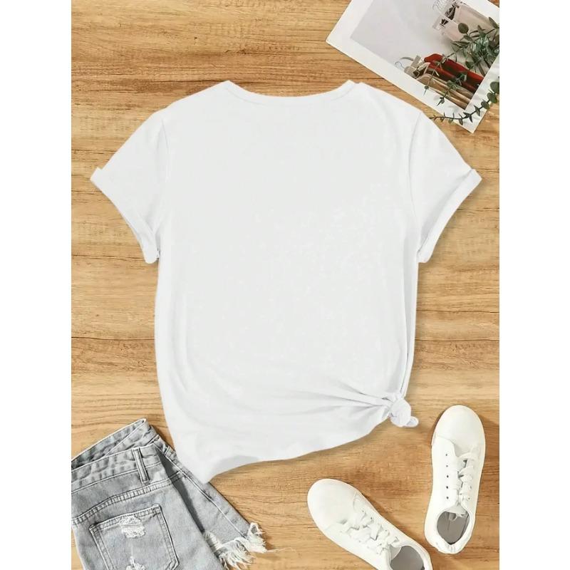 T-shirt da Donna Vintage Cowboy Let'S Go Girls Stampa 3D Manica Corta Teessummer Street Top T-shirt Girocollo