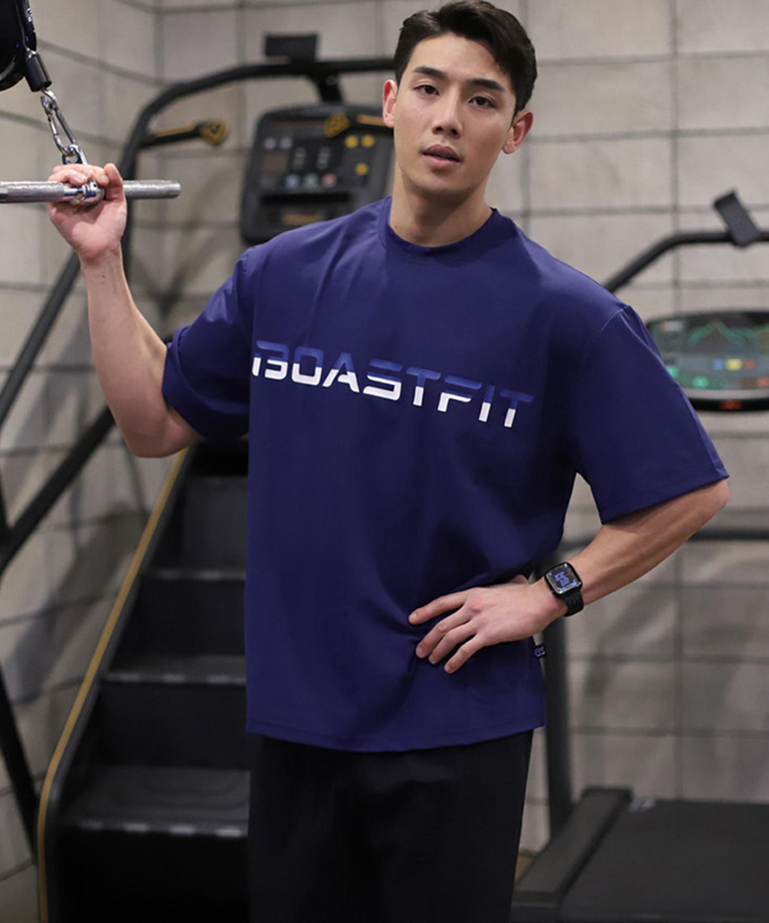 Bestfit Oversized Functional Short Sleeve T-Shirt Navy Navy/Size 1 (95-100 Oversized Fit)