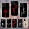 Gotisches Cyber-Sigil-Kreuz-Hülle für iPhone Max, 14, 16, X, 13, XR, SE, 12, 15, Pro, 17, Plus, 11, XS, Mini Transparent Weiche Hülle