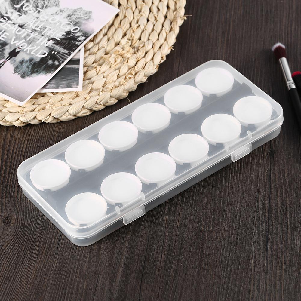

Nail Art Polish Watercolor Color Dish Palette Paniting Tool Accessory With Box