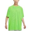 Nike T Shirts Men's Green Yellow Crew Neck Moderate Straight Fit DX0157-313