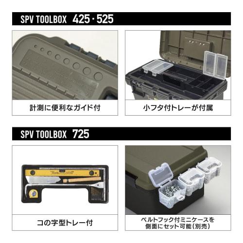 JEJ Astage SPV Toolbox 425 (Shock-Resistant), Made In Japan, Ideal for Outdoor DIY and Disaster Preparedness, 42.5mm Wide X 23.5mm Deep X 20.5mm High,