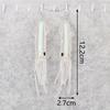 Noctilucence Color Tube Squid Drop Earrings for Women Giant Jelly Bionic Soft Lure Marine Animal Earring Fishing Lovers Gifts
