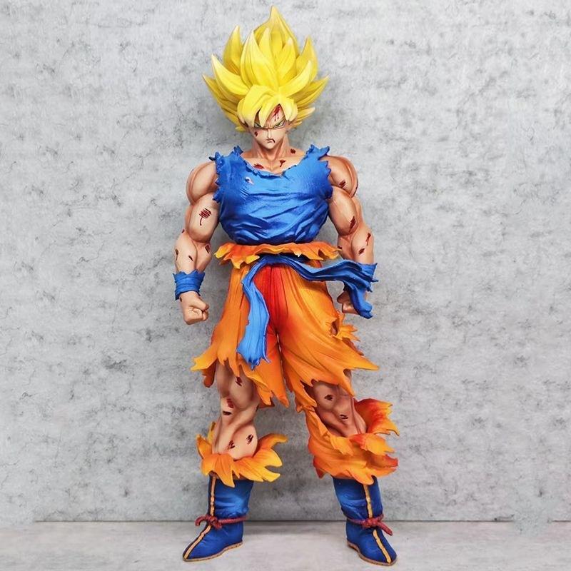 Super Saiyan JMY Chu Chao Wukong, Super Race Sun Wukong, battle damage standing posture model ornament figure doll