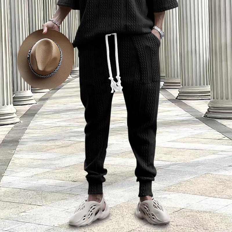 New Spring And Summer Men'S Casual Sports Pants Fitness Pants Running Men'S Pants Men'S Leg Binding Fitness Pants Casual Sanitary Pants