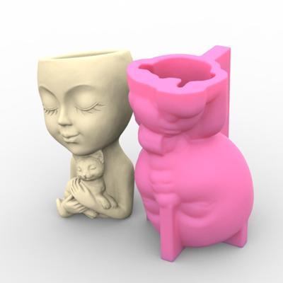 Sukulenty Doniczka Żywica Silikonowa Formy Nadaje Się do Diy Ogród Betonu Doniczka Świecznik Rzemiosło Wystrój Domu