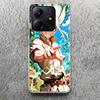 D-Dr Stone Anime Print Soft Case for Xiaomi Redmi Note 14 13 12S 11S Phone Shell 10 Pro Plus 11E 11T 12 11 10S 9 4G 5G Cover