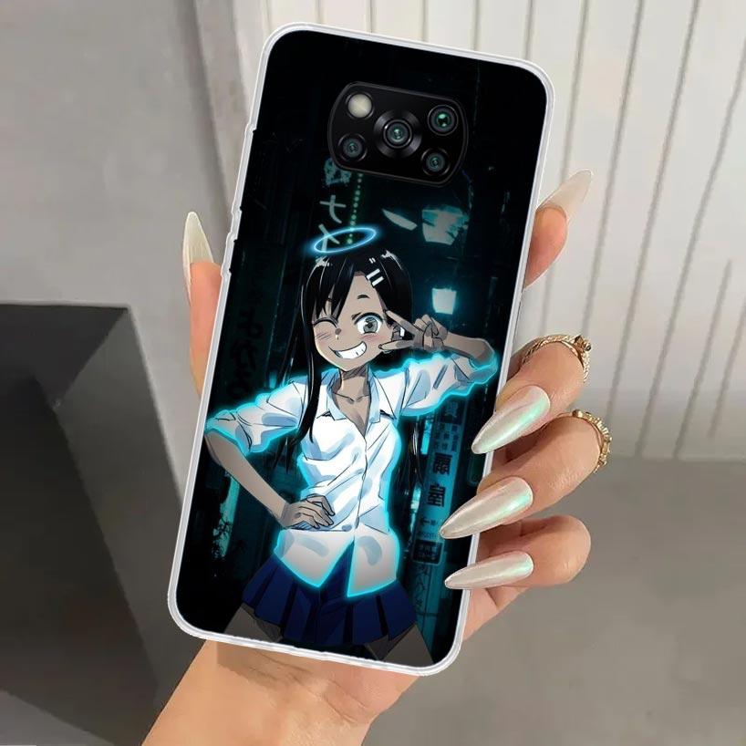 Nagatoro San Anime Aesthetic Phone Case for Xiaomi Poco X7 X6 X5 X4 X3 Nfc F6 F5 F4 GT F3 F2 Pro F1 M5S M4 M3 5G Soft Funda Prin