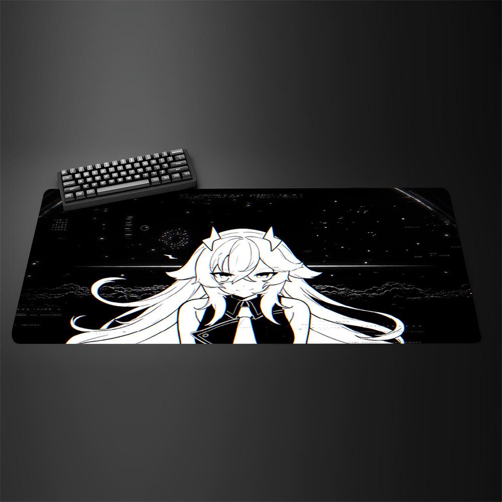 YUki Aim Gaming Mouse Pad NonSlip Mouse Mat Kazemi Anime Large Mousepad Gamer Professional Computer Big Desk Pads Keyboard Mat