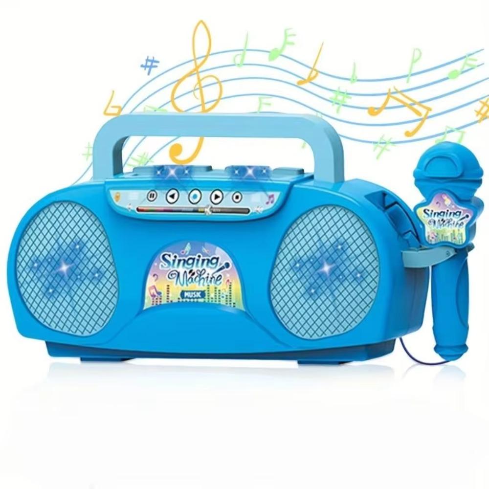 Verbinden Telefon Singmaschine Kunststoff Karaoke Maschine Karaoke Kinderspielzeug Lernspielzeug