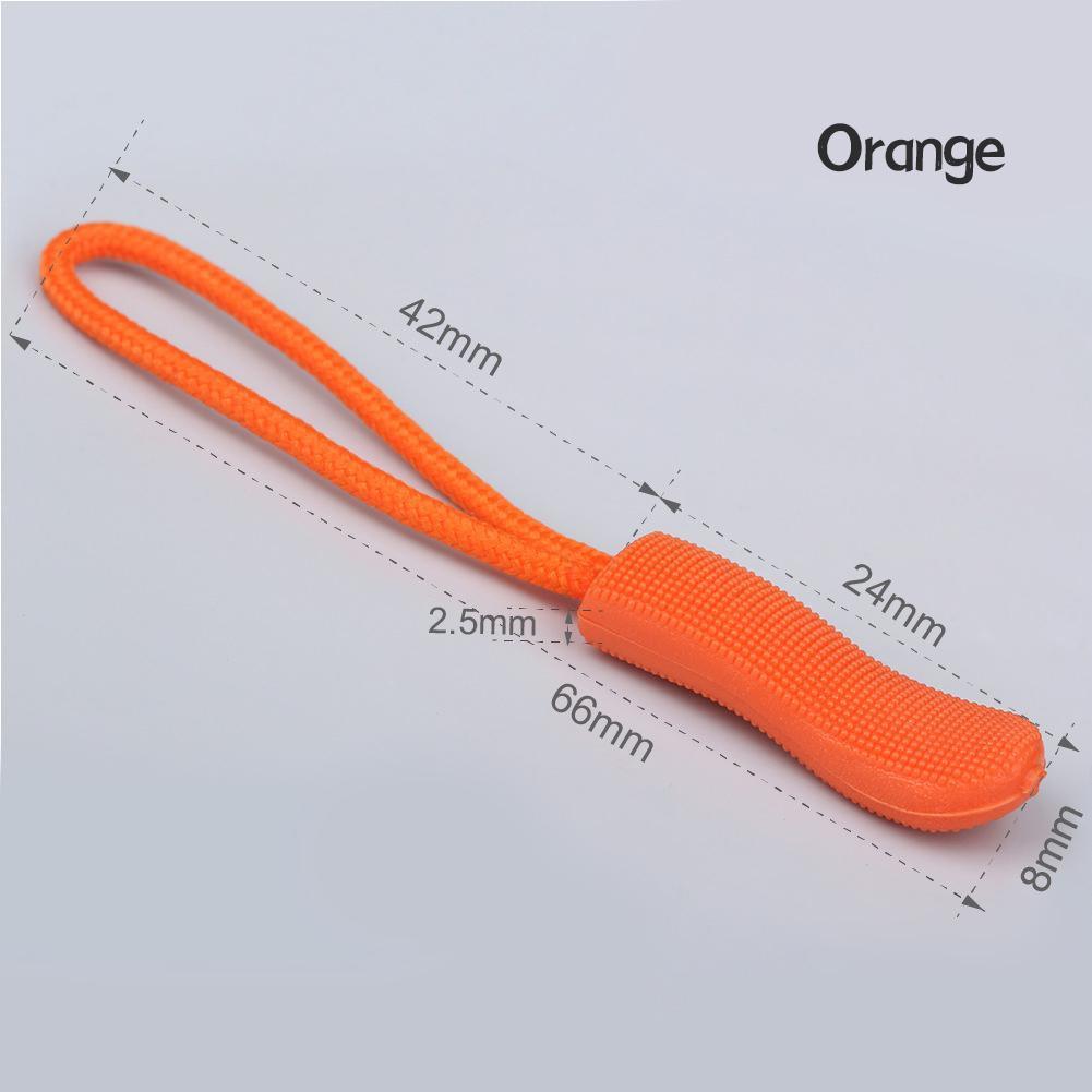 150/100/50/20/10pcs TPU Plastic Puller Injection Zipper Rope Luggage Zipper Pull Handle Pull Tail Zipper Pull Rope