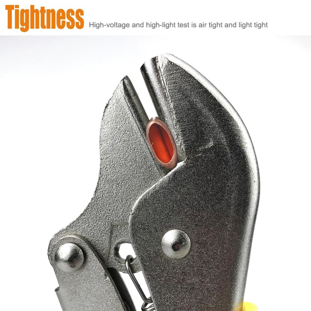 For Tight Spaces Locking Pliers Straight Jaw Pliers Lever Tensile Spring Powerful Clamping Portable Lightweight